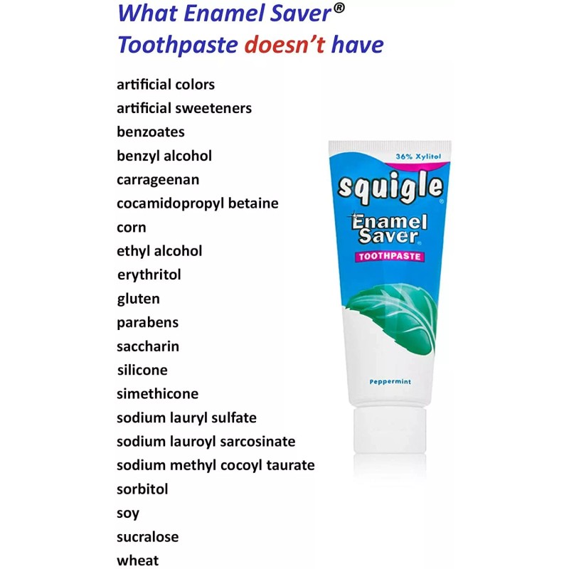 Squigle Enamel Saver Toothpaste Helps Prevent Canker Sores - 4