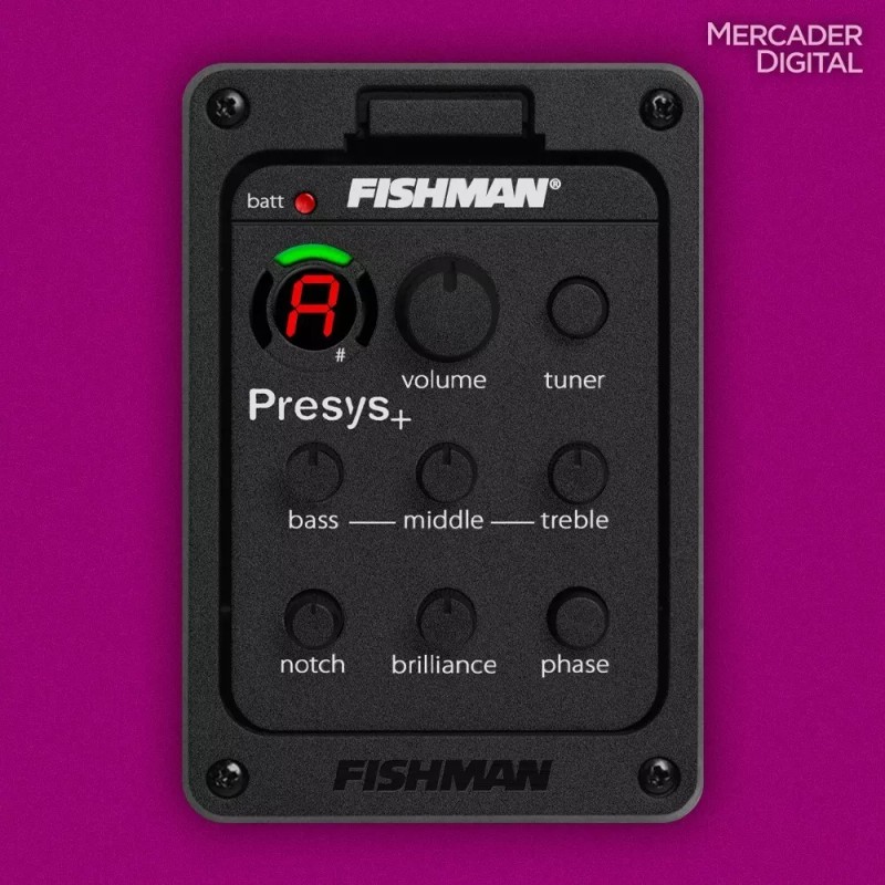 Mercader Digital Pastilla Fishman Presys / Guitarra Acústica + Envío