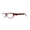 Eyejusters Self-Adjustable Glasses, Oxford Edition, Ruby Red