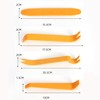strrng 4 Pcs Trim Removal Tools,Orange Car Trim Removal Tool,Easy