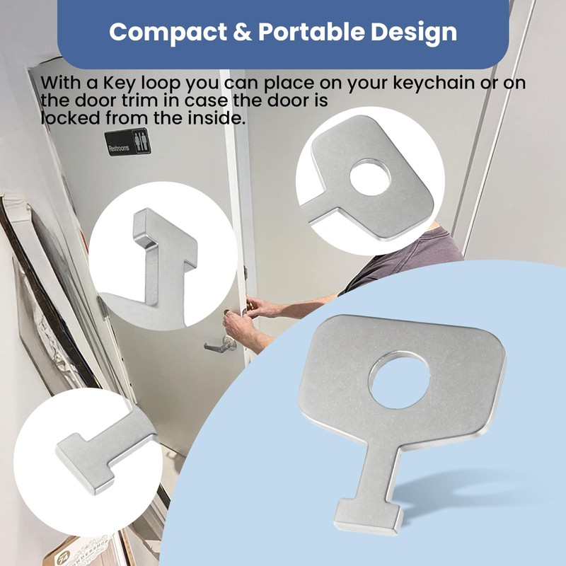 5-Pack 61-509 Emergency Release Key for Occupancy Indicator Deadbolts