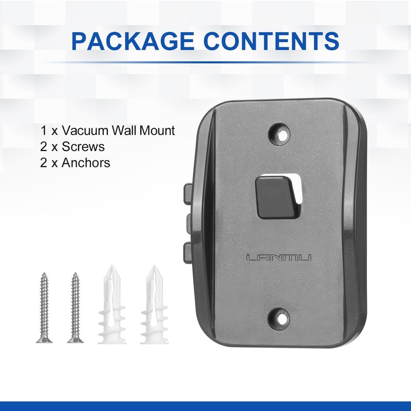LANMU Wall Mount Holder Compatible with Wyze Cordless Vacuum &