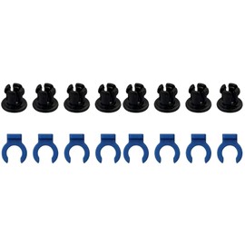 MUCKLILY 2 Sets Collet Clip and Hotend Clip for 3D Printer - Accessories with Pc4-M10 and 2 m PTFE Hose for 1.75 mm Filament