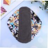 Healvian Bamboo Charcoal Sanitary Pad Washable Reusable Postpartum Pad for
