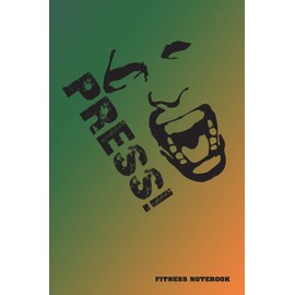 Fitness Notebook: Fitness Journal. Format A5, 120 pages, fine light grey lined. Daily entries, notes and physical fitness journal. Notebook for your fitness and bodybuilding progress