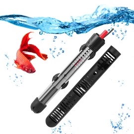 Ruikdly Aquarium Heater, 100 W 120 L Aquarium Heating Rod, Adjustable Heating Rod Aquarium with Suction Cups, Waterproof Thermostat Aquarium Heater for Fish Tanks and Aquarium (220-240 V)