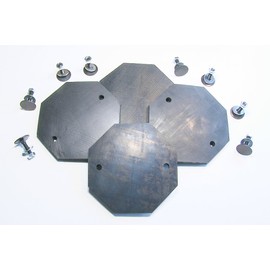 Auto Lift Parts - Ultra Heavy Duty Replacement Pads for TP9KF, TP9KAF, TP9KAC, TP11KAC, TP15 - Set of 4