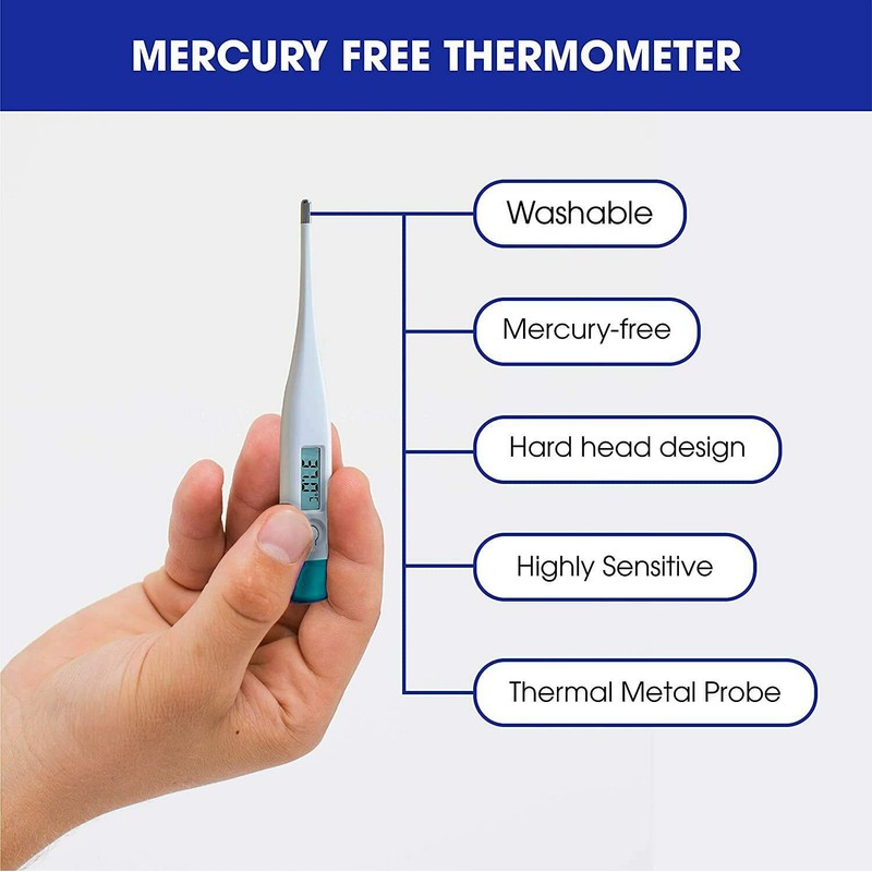 Digital Body Thermometer for Adults Kids & Babies, Fast Accurate