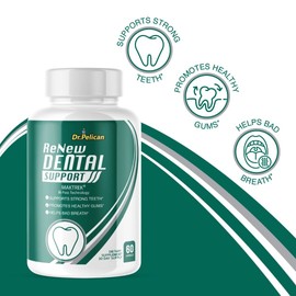 Pelican Vitamins ReNew Dental Support- Gum & Tooth Support- 60 Capsules