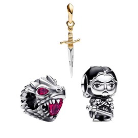 H.ZHENYUE 925 Sterling Silver Charms for European Bracelets and Necklace Animals Mouse Duck Cat Princess Cartoon Beads for Women Bracelets Necklace 3 Pieces/Pack, Silver, Cubic Zirconia