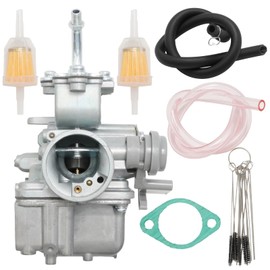 JUUDDENPARTS Carburetor Kit for Yamaha Raptor 80 Moto 4 YFM80 YFM80R YFM80W 2002-2008 ATV Quad Champ 100 YFM100 1987-1991, Replaces 3GB-14101-00-00, with Air Filter Oil Filter
