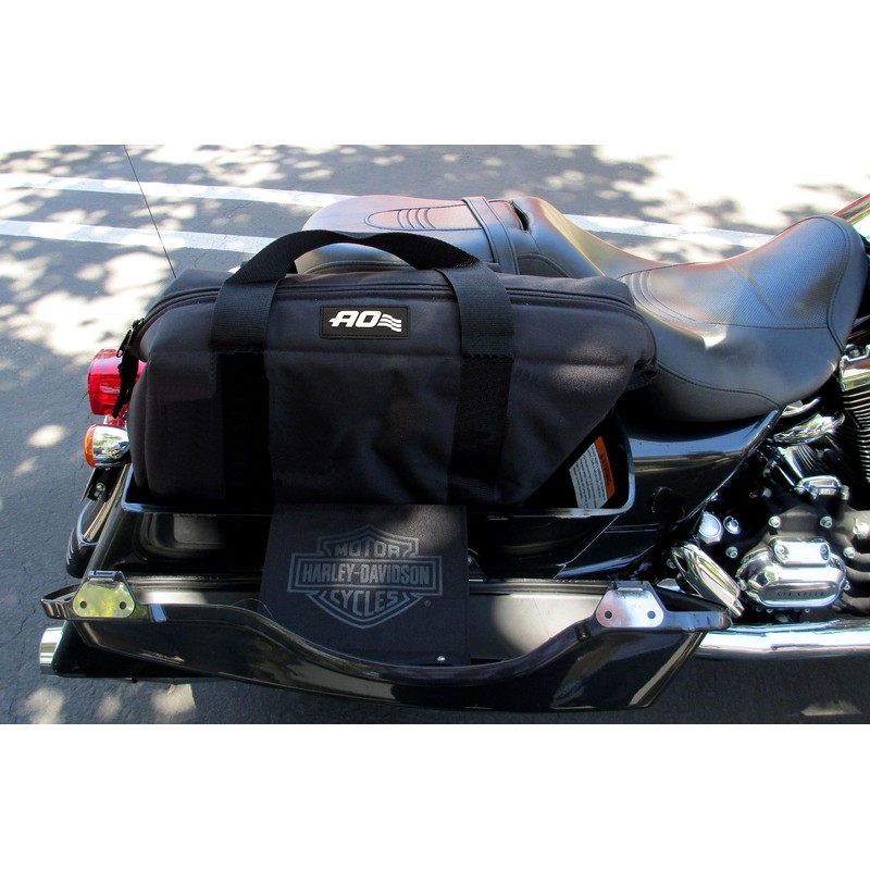 AO Coolers - AO18MOTO Motorcycle Saddle Bags Soft Cooler (15-Can