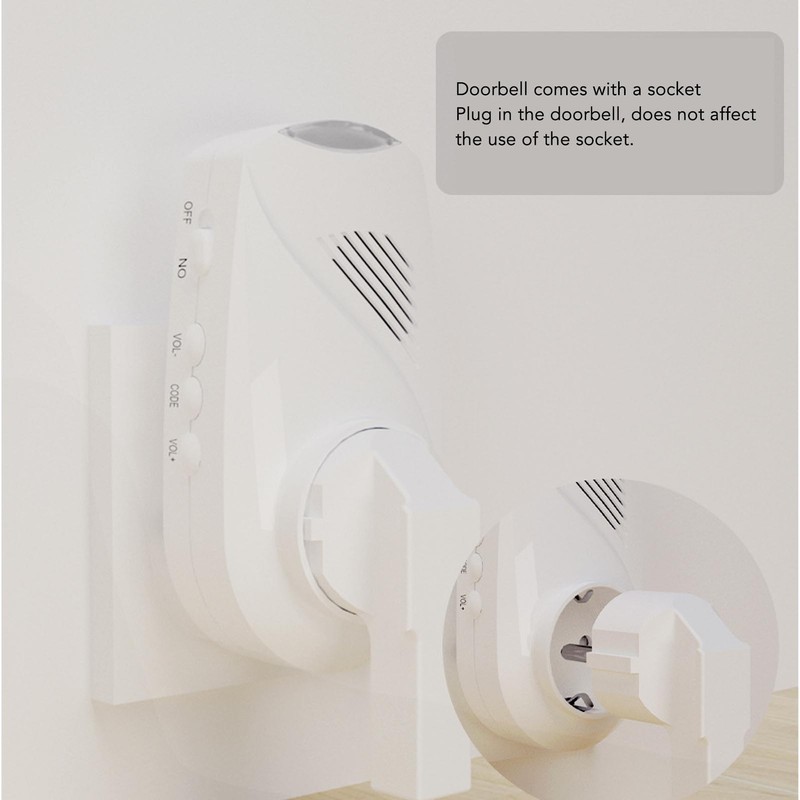 Wireless Doorbell High Volume Long Distance Transmission Waterproof Door Bell