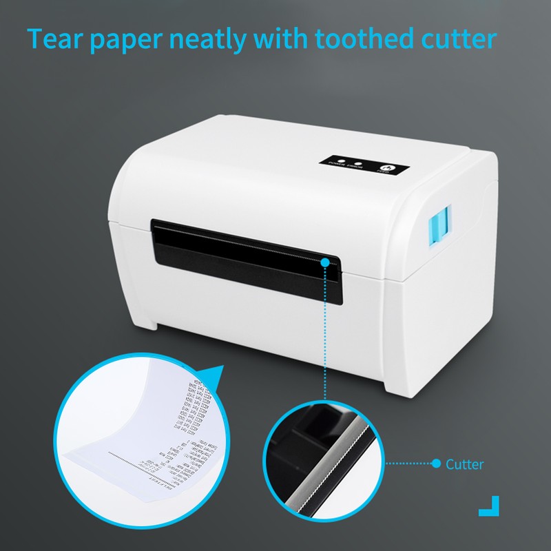 110mm Shipping Label Printer with Stand USB Cable High Speed