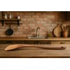Cuisim Wooden Spatula Acacia Wood Flat Turner, Heat-Resistant, Ideal Christmas