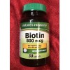 Natures Measure / Peoples Choice Lot Of 2 Biotin For