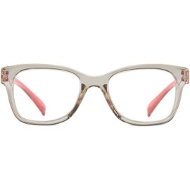 ICU Eyewear ScreenVision Blue Light Blue Light Reading Glasses - Oval Tan/Burgundy - Darcy - +2.75