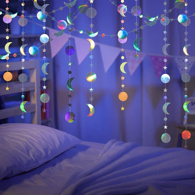 Star Moon Party Decoration 2pcs