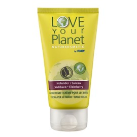 Love Your Planet Elderberry Hand Cream 75 ml Pack of 6 x 75 ml