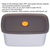 Food Storage Box Food Grade Stainless Steel Fruit Container Bento