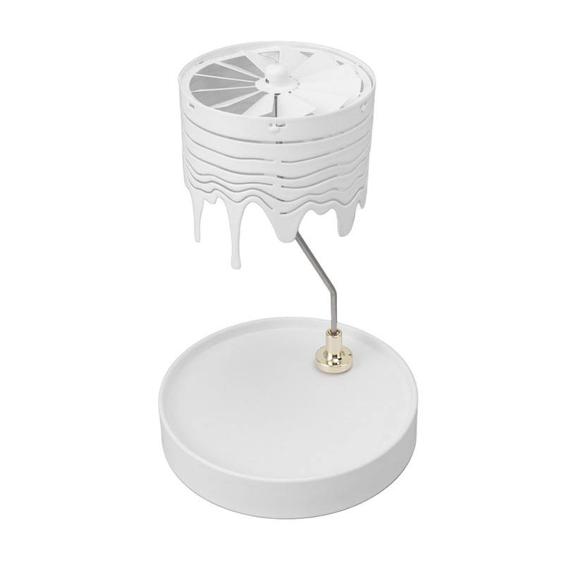 Christmas Tree Carousel Spinning Candle Holder Stainless Steel Rotary Tree