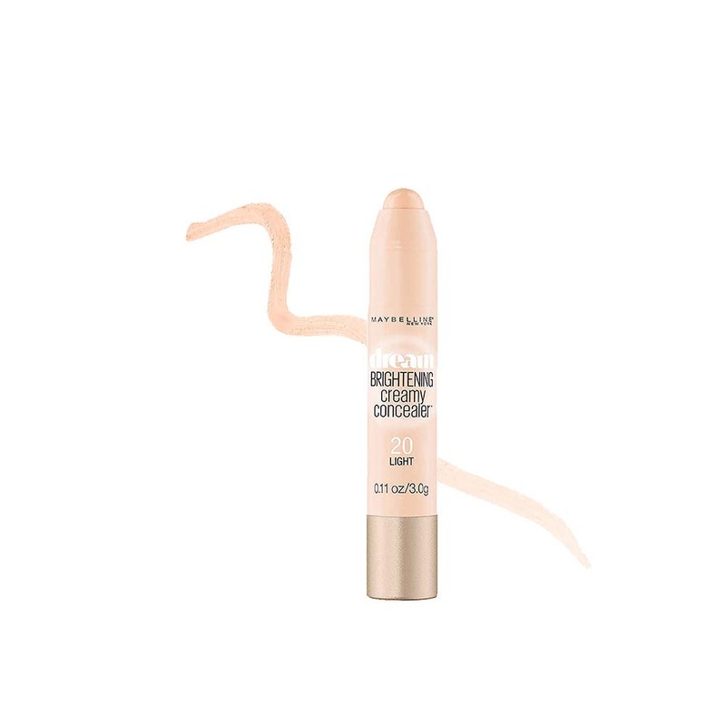 Maybelline New York Dream Brightening Creamy Concealer, Light, 0.11 oz.