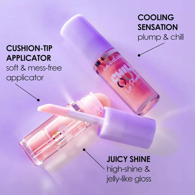 L.a. Colors Chill Out Lip Plumper, Pinky Cool Clg468