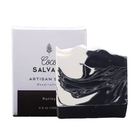 COCO SALVAJE Natural Artisan Soap for Men and Women | Organic, Vegan, Handmade Soap Bars for Bath and Body | Non-Toxic Luxury Soap for Moisturizing Dry & Sensitive Skin | 4.23oz (Tea Tree & Lemon)