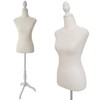 Female Dress Form Mannequin Torso Body with Adjustable Tripod Stand