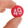 Operitacx 50pcs Red Round Magnetic Numbers for Kids – Fridge