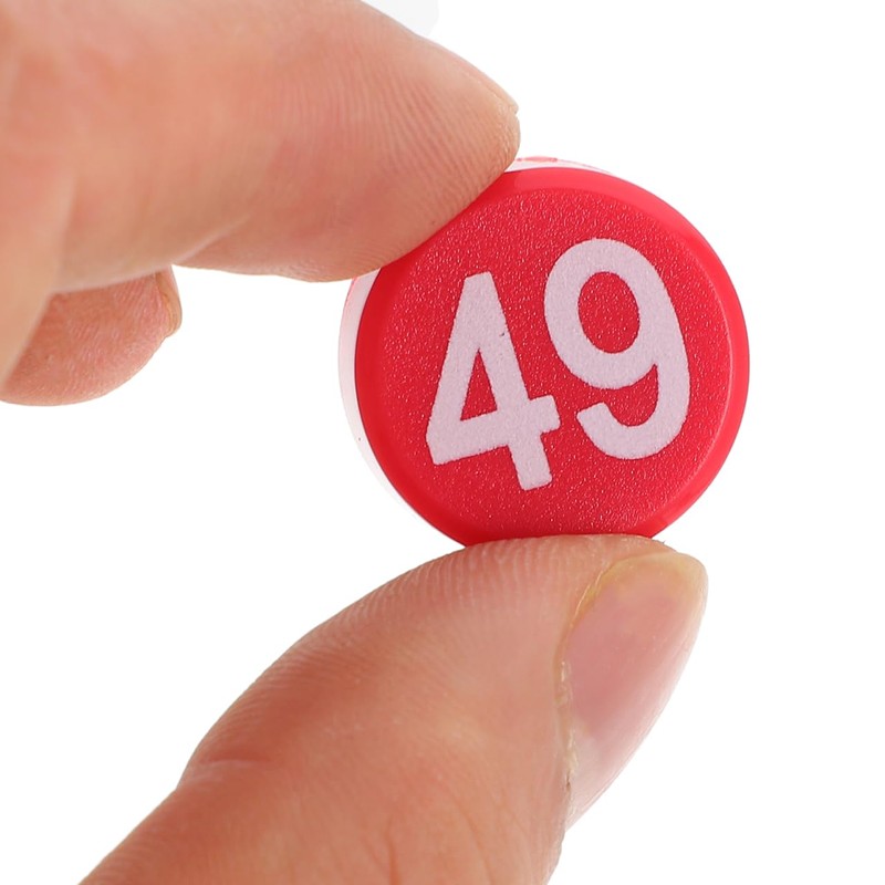 Operitacx 50pcs Red Round Magnetic Numbers for Kids – Fridge