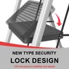 3 Step Ladder, DIAMONDFORGE Folding Step Stool with Wide Anti-Slip