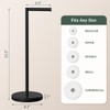 Evolvegoods Matte Black Toilet Paper Holder Stand, Free Standing Toilet