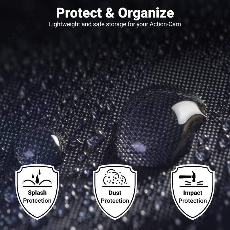 deleyCON GoPro Bags, black, travel bag