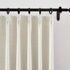 Treatmentex Natural Beige Pinch Pleated Blackout Curtains for Living Room,