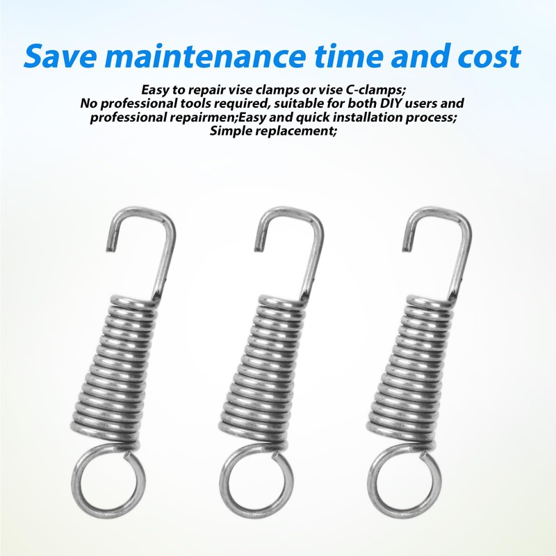 12pcs Vise Grip Spring Clamp, Carbon Steel Replacement Springs Parts