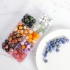 SOSMAR 200pcs Stone Beads, 8mm Crystal Round Beads for Jewelry