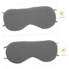 TOVINANNA Dual Sided Sleep Mask Breathable Light Blocking Eye Cover