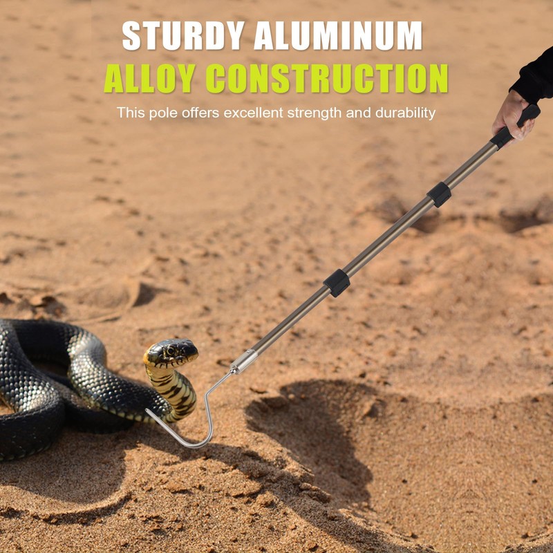 Smarkey Snake Catcher Grabber Hook Handling Tool for Rattlesnake Copperhead