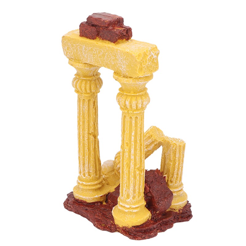 Roman Column Aquarium Decoration Resin Simulation Reusable Fish Tank Landscape