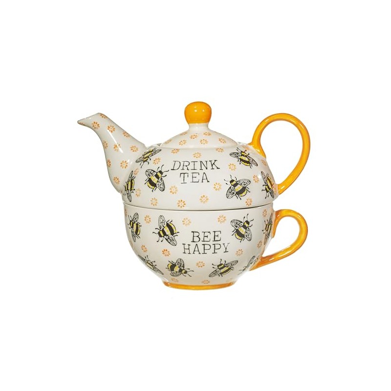 Sass & Belle Busy Bees Teapot for One