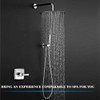 Voolan Rainfall Shower Head - High Flow Showerhead Made of