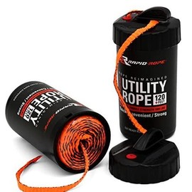 Rapid Rope 120 Feet Nylon Paracord Rope Canister