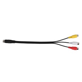 TEHAUX High-Definition Video Adapter Cable Pin S-Video to Cable for Easy Connection to Tvs Projectors Monitors for Multi-Device Use