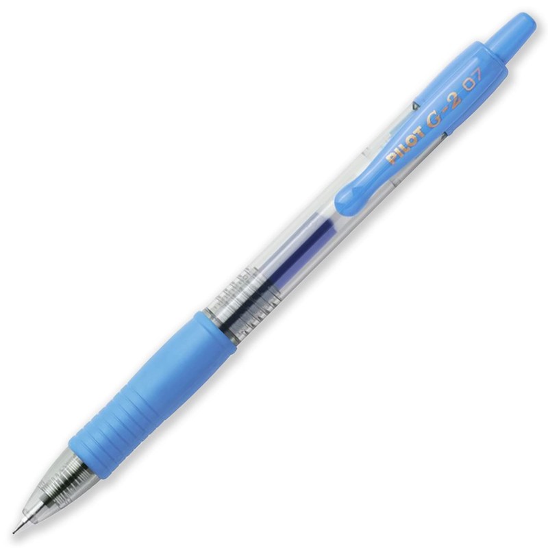 Pilot G-2 Retractable Gel Ink Rollerball Pens - 0.7mm Nib