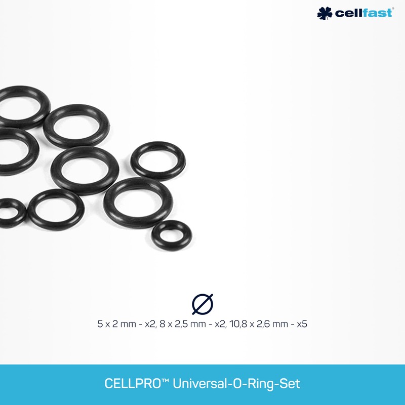 CELLFAST O-rings sealing ring set, multi-purpose for water devices and