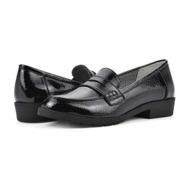 CLIFFS BY WHITE MOUNTAIN Women's Shoes Galah Penny Loafer, Black/Patent, 9.5 M