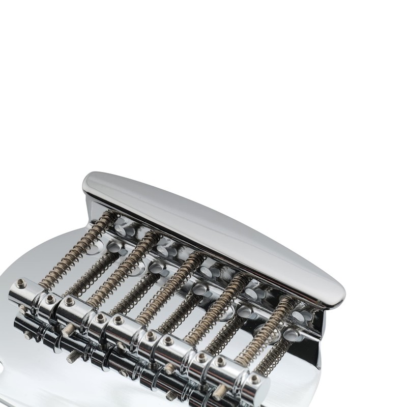Musiclily Pro 16mm Steel 5-String Bass Bridge for Musicman Style