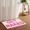 BOVEU Get Naked Bath Mat - 17" x 24" Absorbent