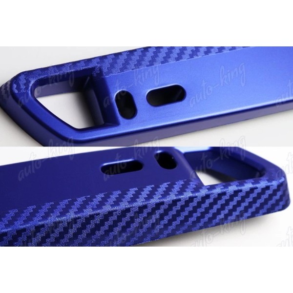 Unbranded 1 x JDM Blue Carbon Look Bumper Front License